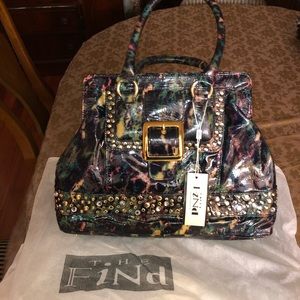 The Find Multicolor Patent Leather Bag